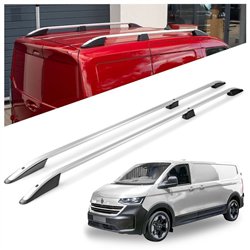 Roof rails for Volkswagen VW Transporter T7 L1 SWB 2025- Elegance Aluminum