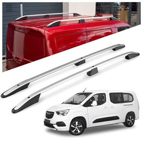 Relingi dachowe Opel Combo E K9 L1 Standard 2018- Aluminium pla