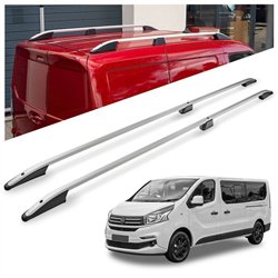 Roof rails for Fiat Talento II 296 X82 L2 LWB 2016-2021 Elegance Aluminum