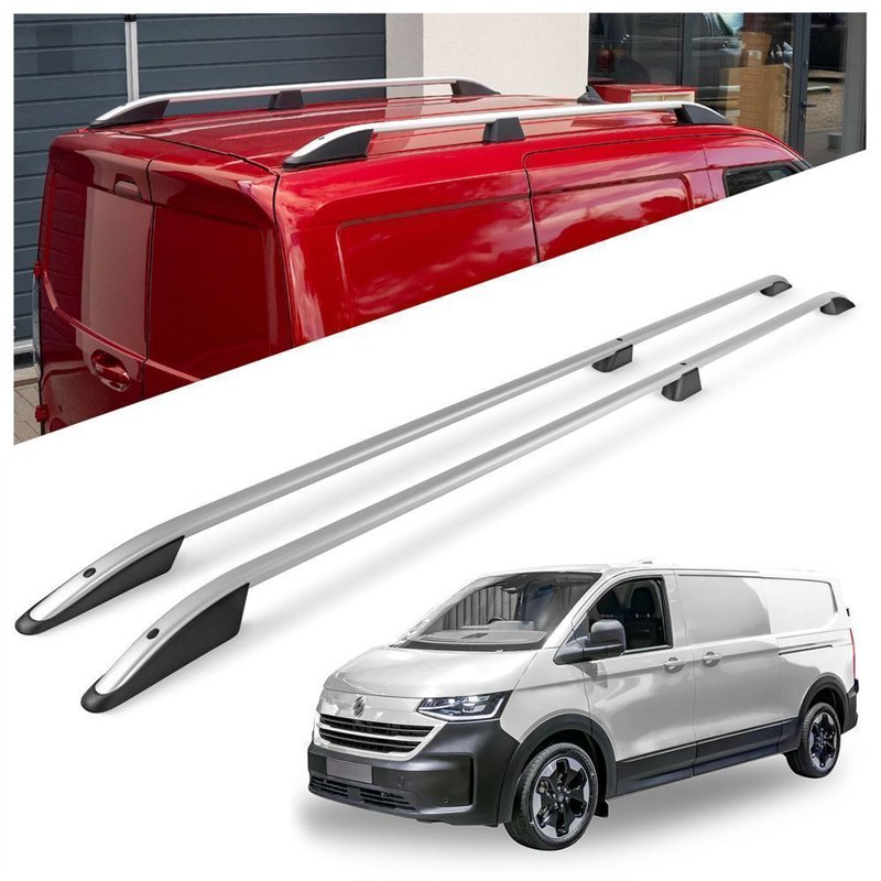 Roof rails for Volkswagen VW Transporter T7 L2 LWB 2025- Elegance Aluminum