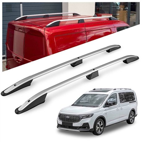 Roof rails for Ford Tourneo Connect III Mk3 V761 L1 SWB 2022- Elegance Alu