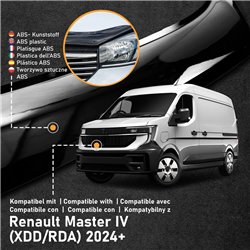 Bonnet guard for Renault Master IV (XDD/RDA) 2024- | Black ABS