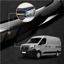 Bonnet guard for Renault Master IV (XDD/RDA) 2024- | Black ABS