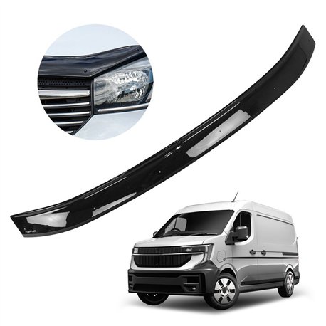 Bonnet guard for Nissan Interstar III (NDA/NDB/NDC) 2024- | Black ABS