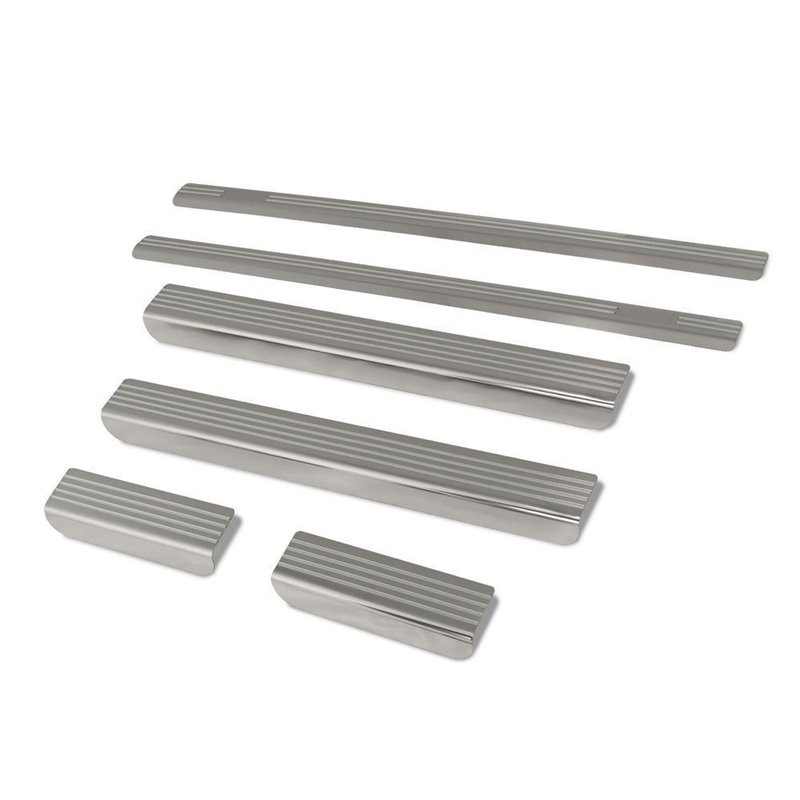 Listwy progowe do Skoda Yeti I (5L) 2009-2017 | stal szczotkowane