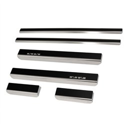 Listwy progowe do Skoda Yeti I (5L) 2009-2017 | stal karbon-style