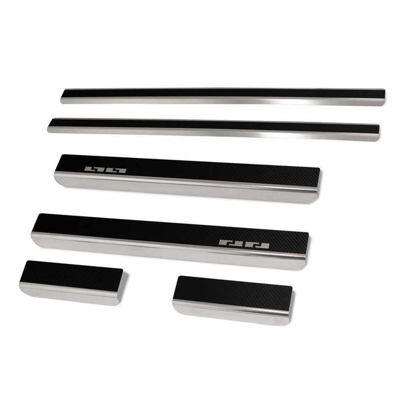 Listwy progowe do Skoda Yeti I (5L) 2009-2017 | stal karbon-style