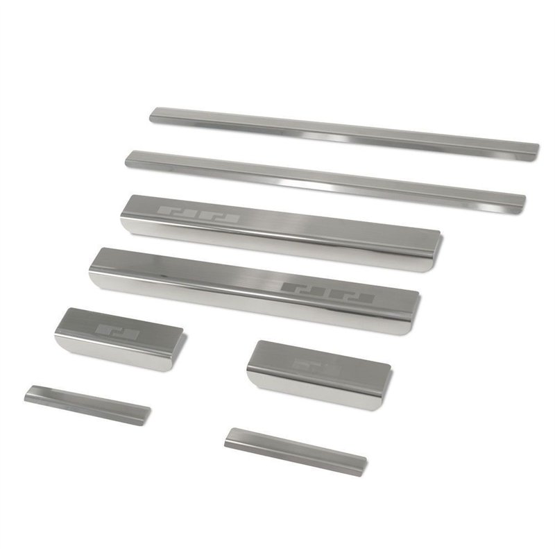 Sill trims for Citroen C3 Picasso I (SH) 2009-2017 | Silver steel brushed