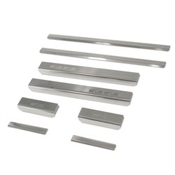 Sill trims for Volkswagen VW Golf Sportsvan I AUV 2014-2020 steel brushed