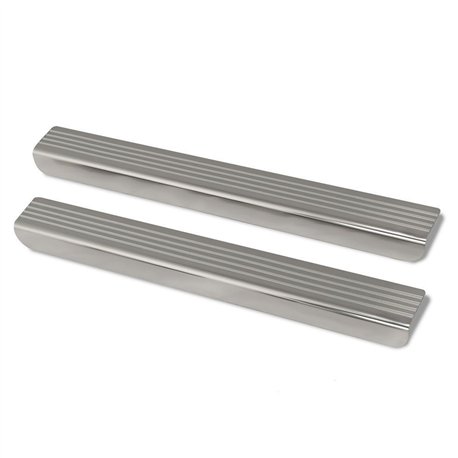 Front sill trims for Volkswagen VW Multivan T5 2003-2015 steel brushed