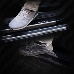 Sill trims for Ford EcoSport II JK8 B515 FL 2017-2022 steel carbon-style