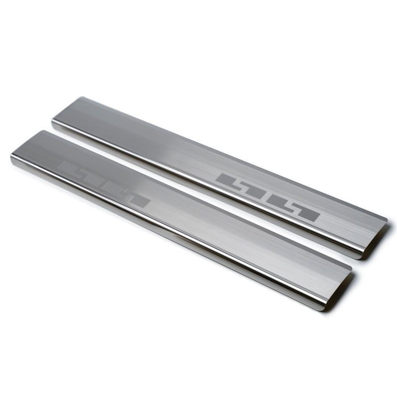 Front sill trims for Volkswagen VW Multivan T6 2015-2019 steel brushed