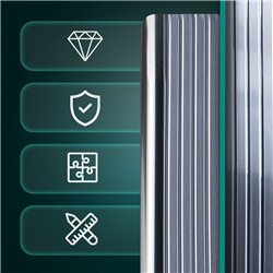 Sill trims for JAC J7 Plus Liftback I (YAO) 2022- | Silver steel brushed