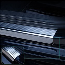 Sill trims for Geely E5 EM-i I (P145) 2024- | Silver steel brushed