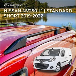 Relingi dachowe Nissan NV250 I W L1 Standard 2019-2022 Aluminiu
