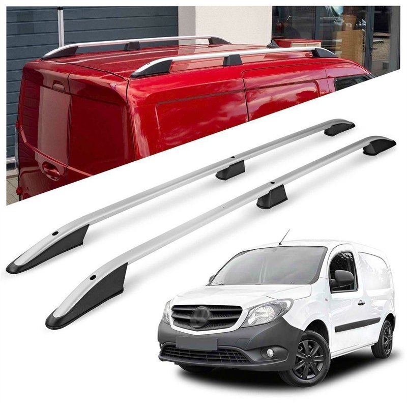 Roof rails for Mercedes Citan W415 L3 A3 2012-2021 Elegance Aluminum Plast
