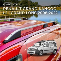 Relingi dachowe Renault Grand Kangoo II FW/KW L2 Grand 2008-2022 Eleganc