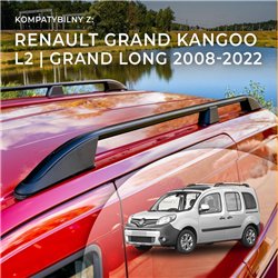 Relingi dachowe Renault Grand Kangoo II FW/KW L2 Grand 2008-2022 Eleganc