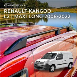 Relingi dachowe Renault Kangoo II FW/KW L2 Maxi 2008-2022 Alumi