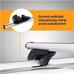 Bagażnik dachowy Fiat Stilo Multi Wagon Kombi I 192 2001-2008 Boldbar Al