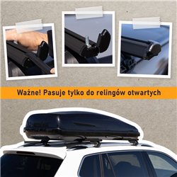 Roof rack for Mercedes GL X166 2012-2015 Boldbar Alpha V1 Black Aluminum