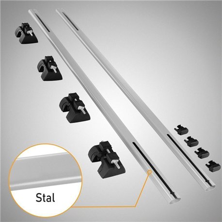 Roof rack for Ford Tourneo Courier I B460 2014-2023 Solidbar BLT Steel