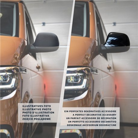 Nakładki na lusterka do Peugeot Traveller I (V) 2016- | ABS