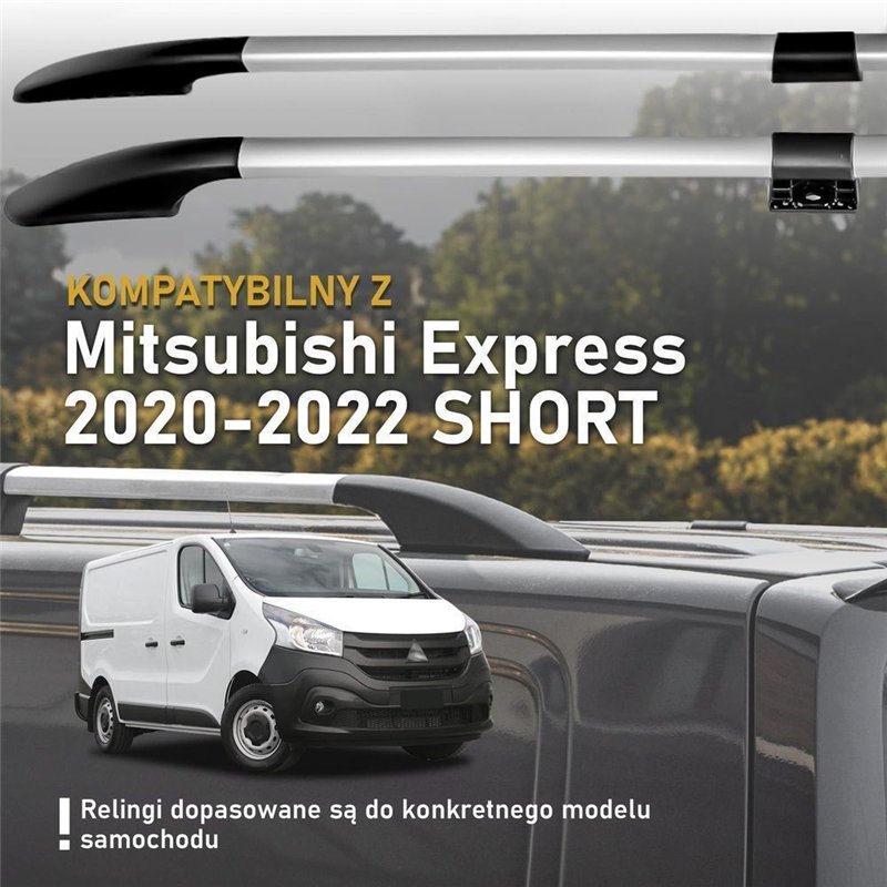 Relingi dachowe dzielone Mitsubishi Express IV X82 SN L1 SWB 2020-2022 S