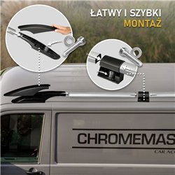 Relingi dachowe dzielone Ford Tourneo Connect II Mk2 V408 L1 SWB 2013-20