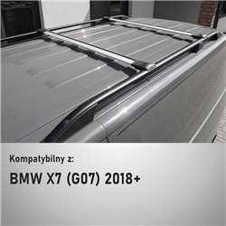 Bagażnik dachowy do BMW X7 (G07) 2018- | Elegance V1 Aluminium