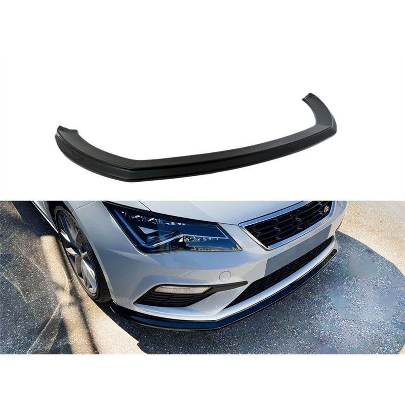 Front splitter for SEAT Leon Hatchback III 5F FR / Cupra 5D FL 2017- ABS