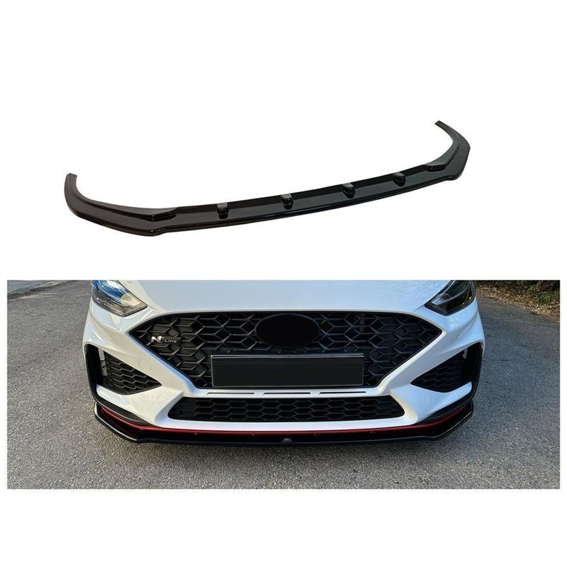 Front splitter for Hyundai i30 Liftback III PDE N / N-Line FL 2021- ABS
