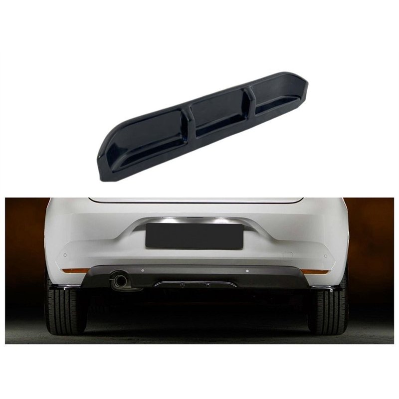 Rear bumper lip for Renault Clio Hatchback V RJA/BJA BF/B7 2019- Black ABS