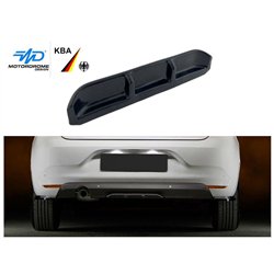 Rear bumper lip for Renault Clio Hatchback V RJA/BJA BF/B7 2019- Black ABS