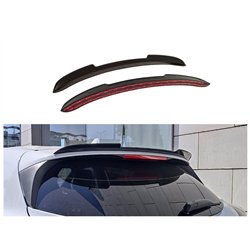 Roof spoiler cover for Ford Puma II (J2K) 2020- | Black ABS plastic Shiny