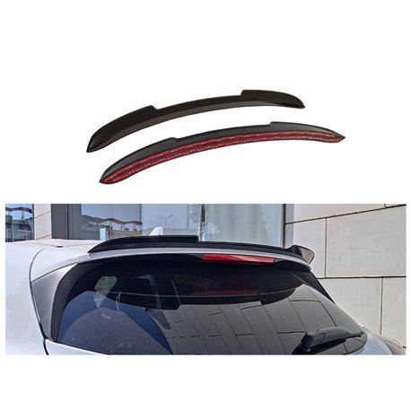 Roof spoiler cover for Ford Puma II (J2K) 2020- | Black ABS plastic Shiny
