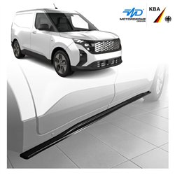 Side skirt extensions for Ford Transit Courier II (V769) 2023- | Black ABS