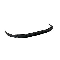 Front splitter for Audi A3 Sportback Hatchback IV 8Y 5D 2020- Black ABS