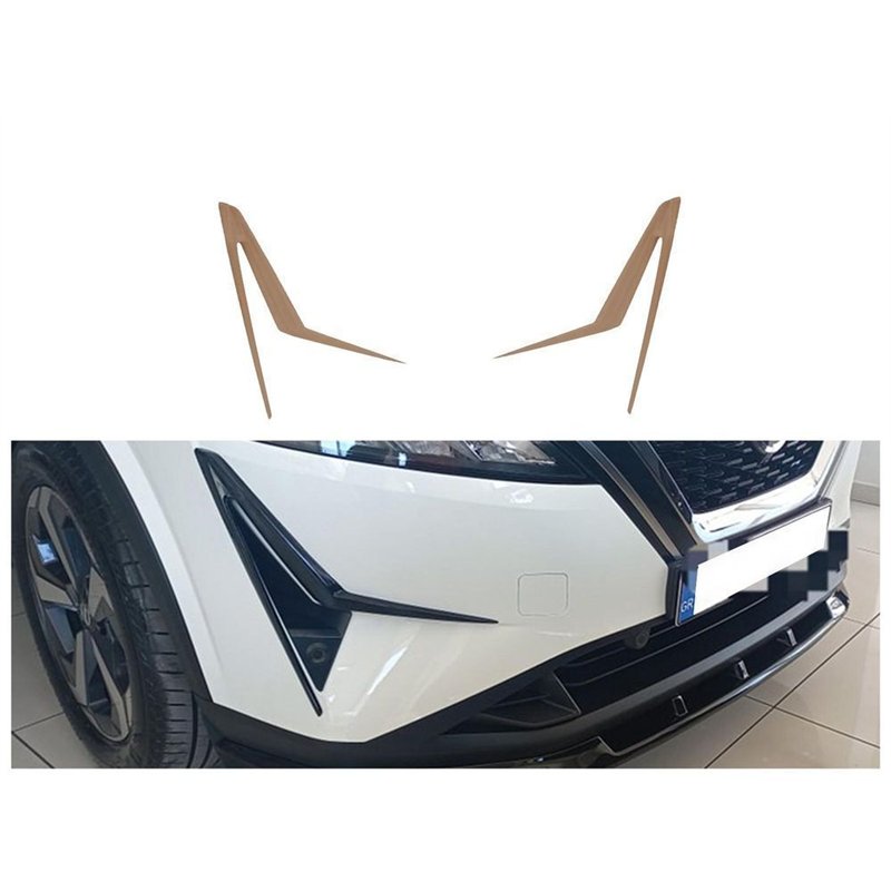 Listwy stylizacyjne przedniego zderzaka Nissan Qashqai III J12 2021- PUR