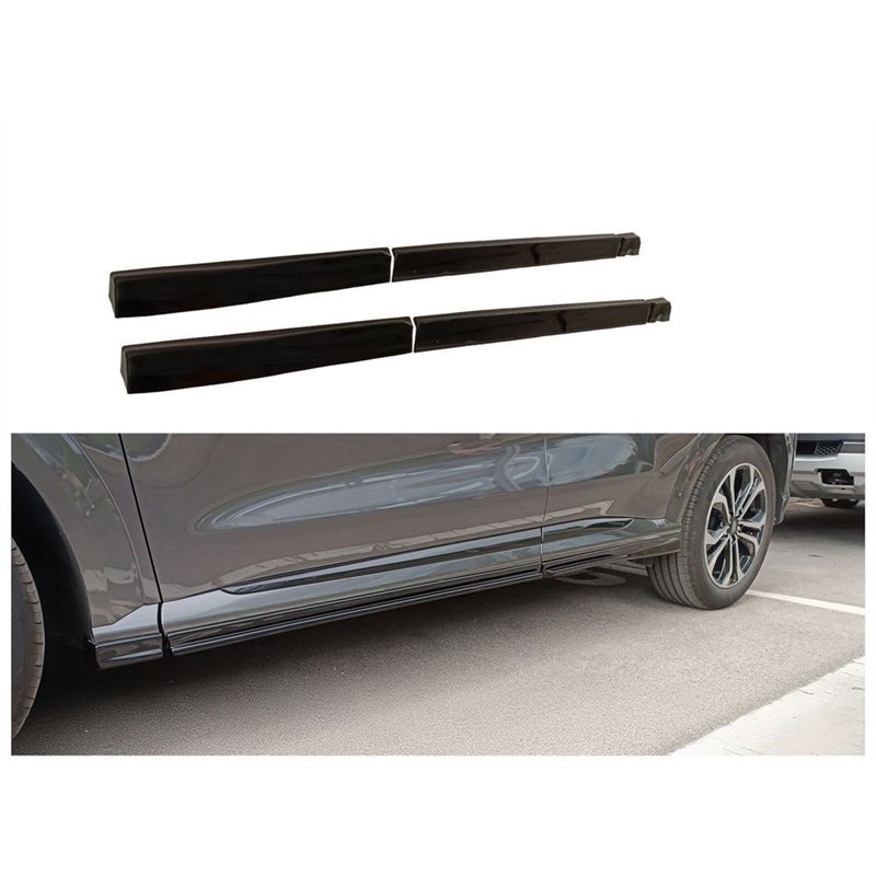 Side skirt extensions for Ford Puma II (J2K) ST-Line 2020- | Black ABS