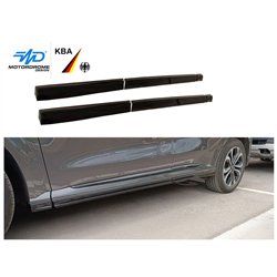 Side skirt extensions for Ford Puma II (J2K) ST-Line 2020- | Black ABS