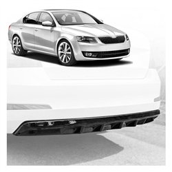Rear bumper lip for Skoda Octavia Liftback III 5E PRE-FL 2013-2016 ABS