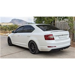 Rear bumper lip for Skoda Octavia Liftback III 5E PRE-FL 2013-2016 ABS