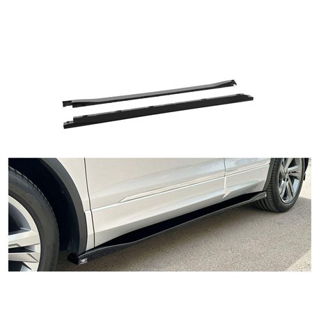 Side skirt extensions for Volkswagen VW Tiguan II AD1/BW R FL 2020-2023 AB