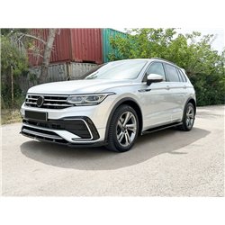 Side skirt extensions for Volkswagen VW Tiguan II AD1/BW R FL 2020-2023 AB