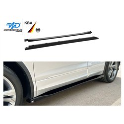 Side skirt extensions for Volkswagen VW Tiguan II AD1/BW R FL 2020-2023 AB