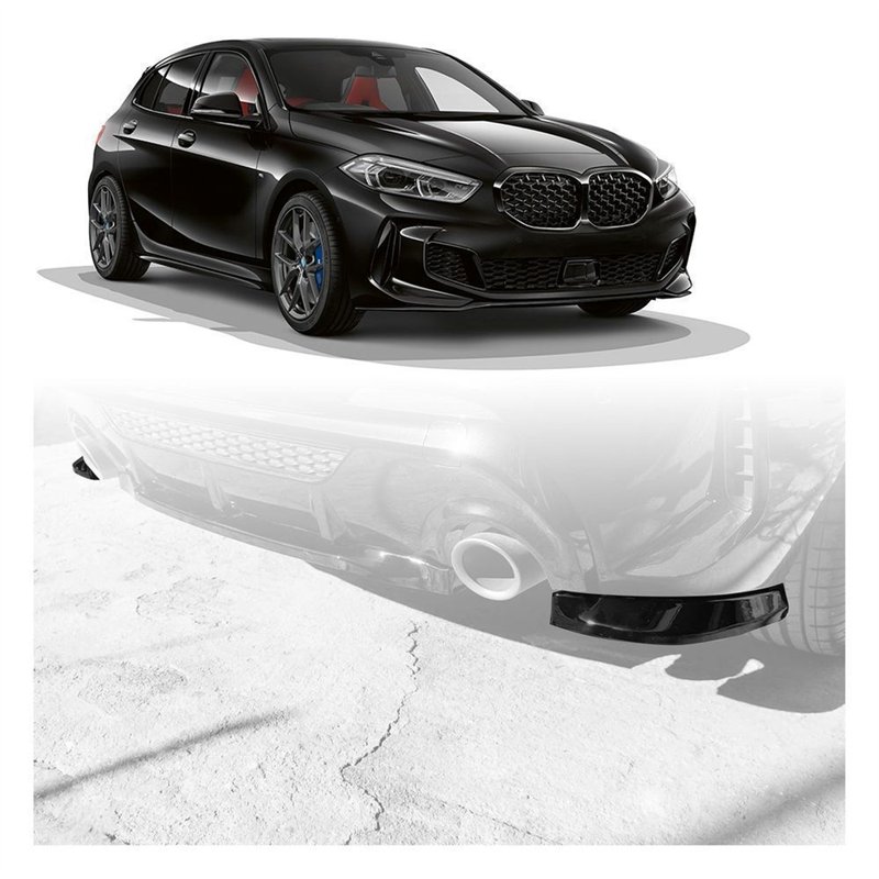 Rear bumper lip for BMW 1 Series Hatchback F40 M Performance 2019-2024 ABS