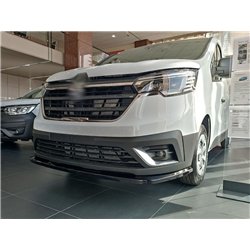 Front splitter for Renault Trafic III (X82 | FG L/JL) FL 2021- Black ABS