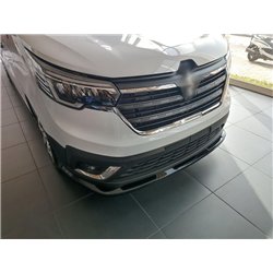 Front splitter for Renault Trafic III (X82 | FG L/JL) FL 2021- Black ABS