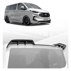 Roof spoiler for Ford Tourneo Custom II (V710) 2023- | Black PUR Piano